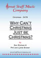 Why Can't Christmas Just Be Christmas? SATB choral sheet music cover